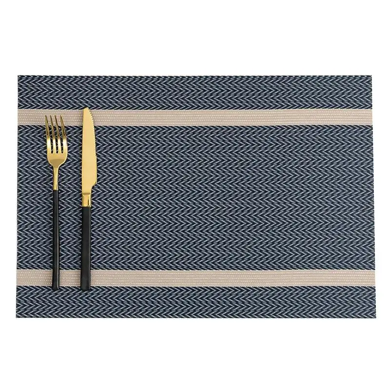 

Heat Resistant Placemats For Table Waterproof Non-Slip PVC Place Mats Set Nordic Style Christmas Coaster Cup Mat 45 X 30cm