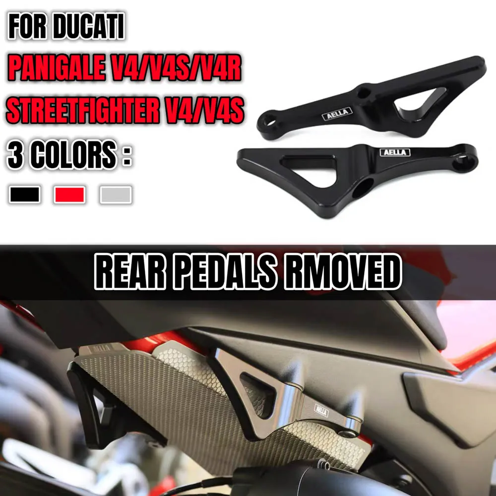 

For Ducati Panigale V4 V4S & Streetfighter V4 V4S Motorcycle Rear Pedal Sport Function Trailer Mount