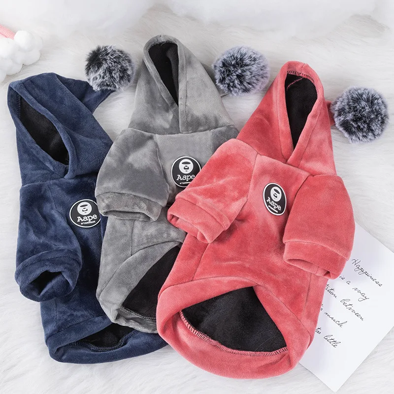 

Dog Clothes, Autumn and Winter Clothes, Teddy Pomeranian, Corgi, Fighting Small Dogs, Thickening and Warming, Cat Costumes