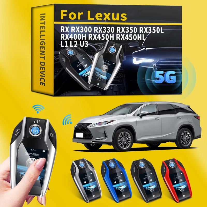 

Для Lexus RX RX300 RX330 RX350 RX350L RX400H RX450H RX450HL L1 L2 U3 модифицированный ключ дистанционного управления с ЖК-экраном