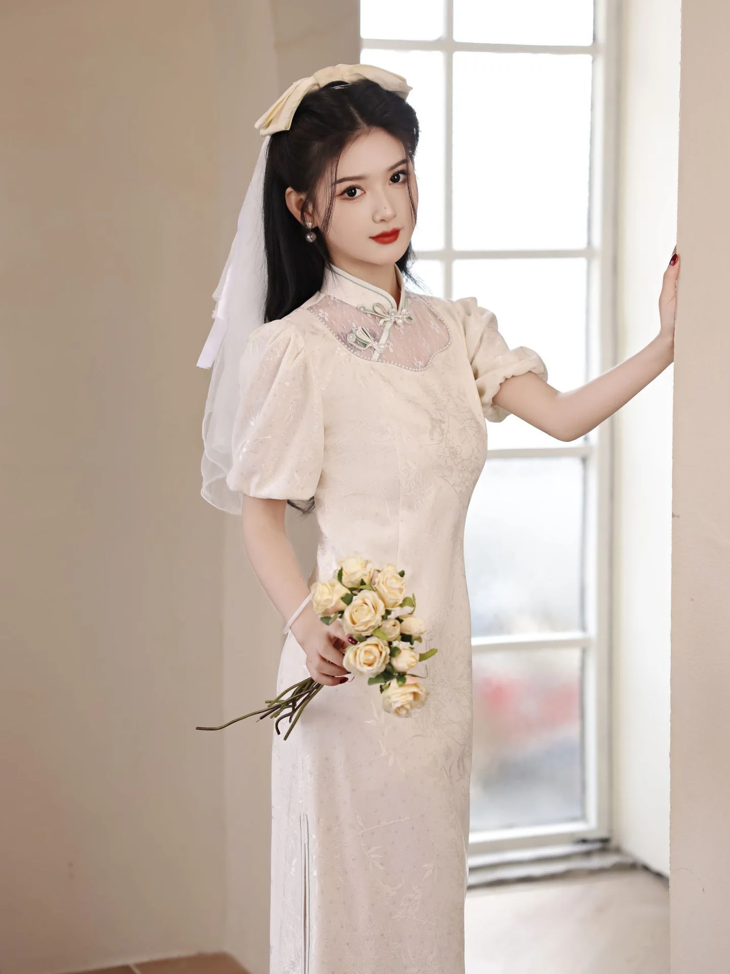 Новинка Весна-Лето китайская стильная стройнящая элегантная Обручальная