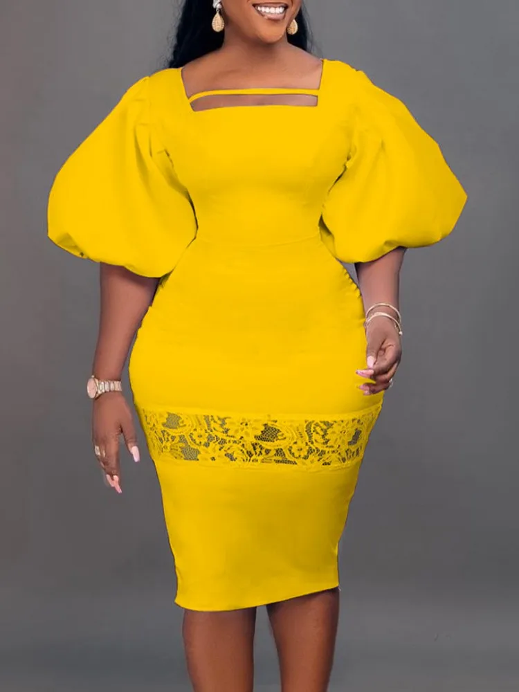 

Весна-лето 2023 африканская одежда платье с рукавами-фонариками африканские платья для женщин сексуальное прозрачное облегающее платье офив...