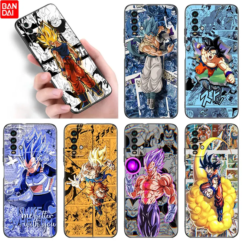 

Anime Dragon Ball Z Goku Gogeta Vegeta Case For Xiaomi Redmi Note 11 11S 11T 11E 10 10T 10S 9S 8T 9 8 7 Pro 5G Cover