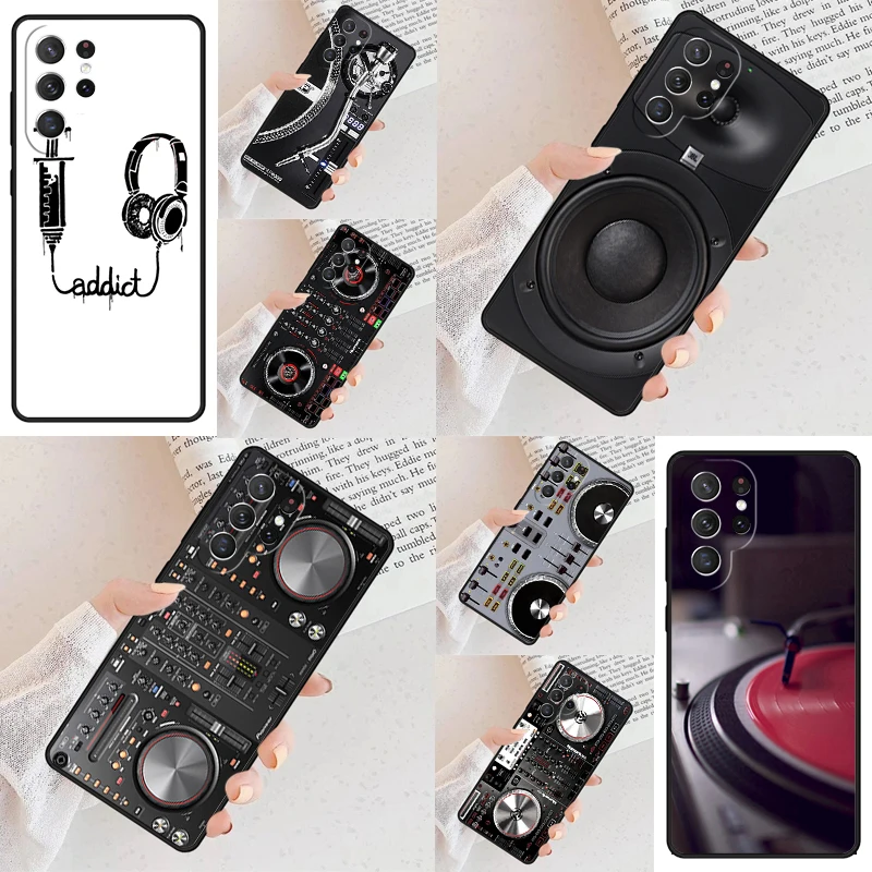 Профессиональный DJ контроллер виниловый чехол для телефона Samsung Galaxy S24 S23 S22 S21 Ultra