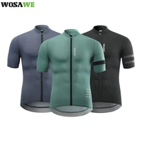 wosawe men bicycle jerseys short sleeve cycling jersey mens mountain bike jersey mtb spring cycling shirts