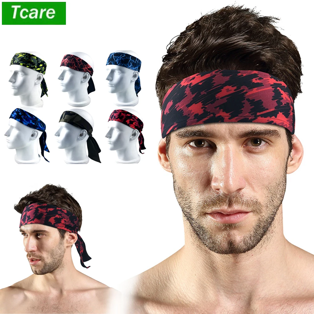 

Tcare Sweat Headbands Non-Slip Outdoor Sports Breathable Workout Headbands Exercise Yoga Gym Running Jogging Cycling Men Women