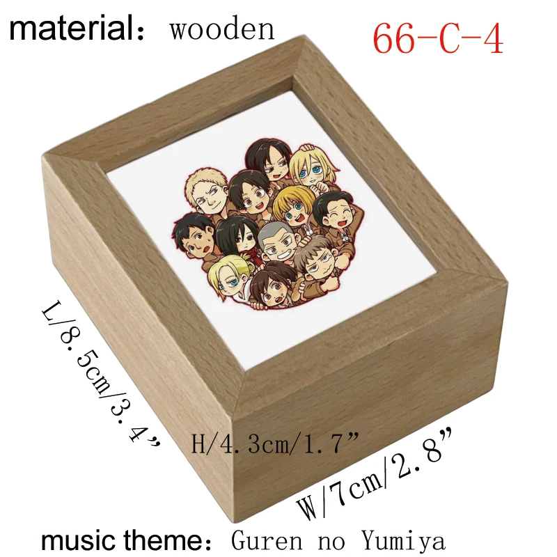 Музыкальная шкатулка Guren No Yumiya аниме атака на Титанов музыкальная тема