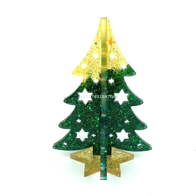

Christmas Resin Mold,Christmas Tree Resin Casting Mold for Christmas Decorations