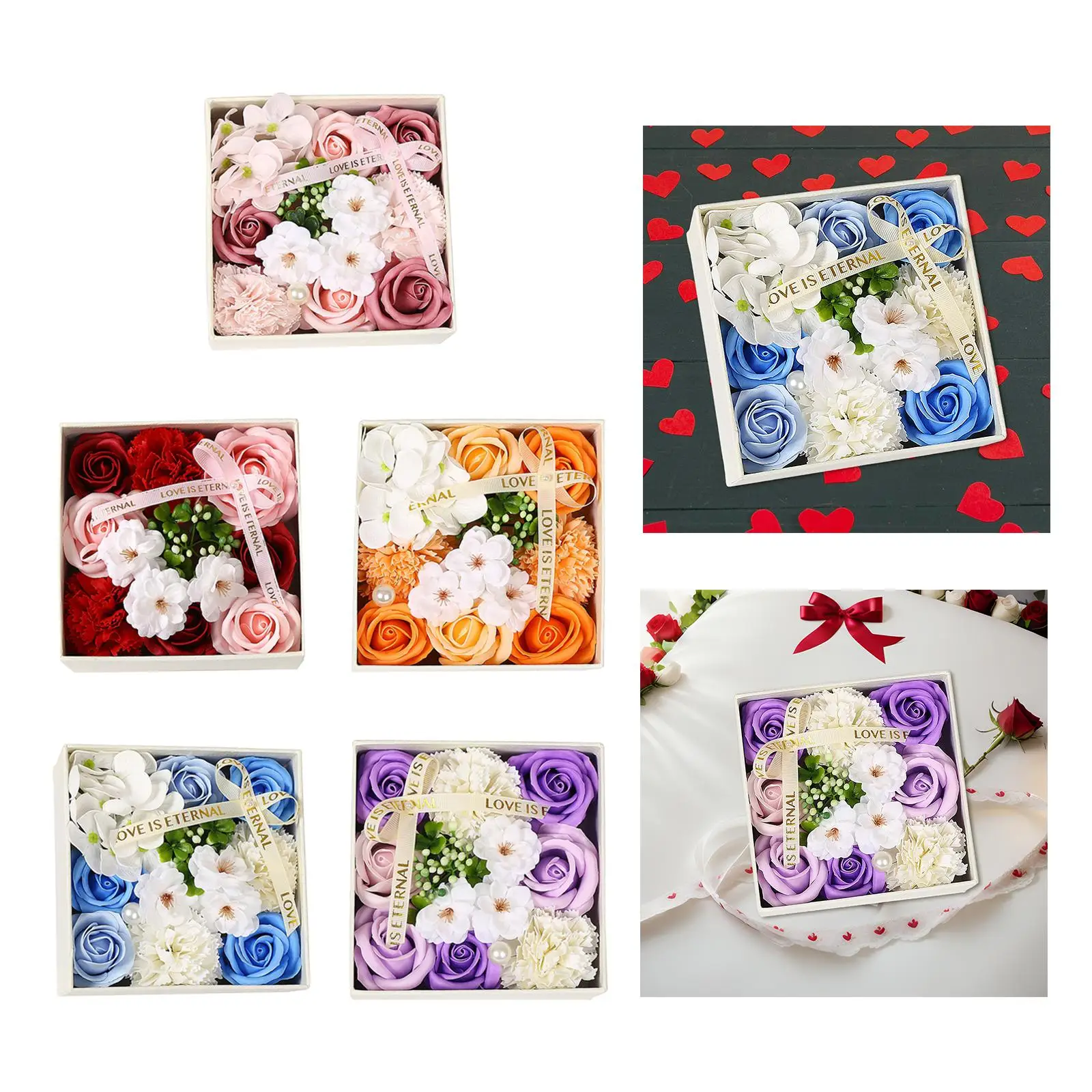 Романтический ароматерапевтический искусственный цветочный орнамент шелковые