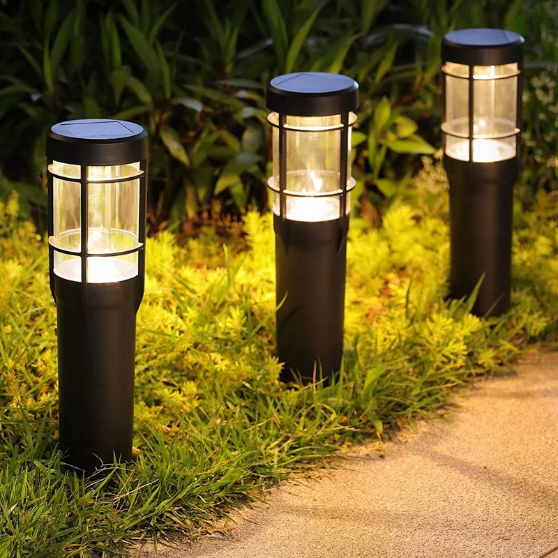 

Solar Pathway Lights,6 Pack Solar Outdoor Lights Up To 14 Hrs Warm White Solar Landscape Lights,IP65 Waterproof For Yard