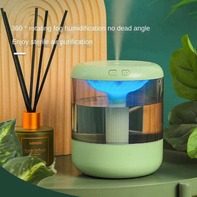 

Air Humidifier 1.2L Adjustable Refillable Bedroom Room Office Indoor Diffuser Sonic Large Capacity Humidification Mist Maker