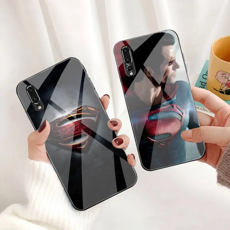 

DC Superman Henry Cavill Phone Case Tempered Glass For Huawei P30 P20 P10 lite honor 7A 8X 9 10 mate 20 Pro