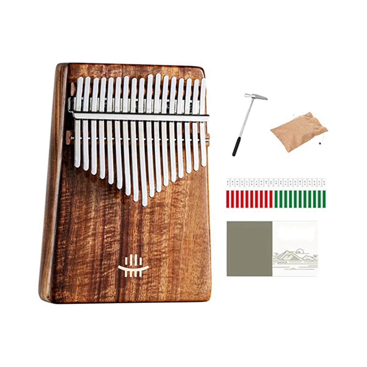 

Пианино Kalimba большой палец для взрослых и детей, интонация для выступлений с листовой музыкой Kalimba (17 клавиш)