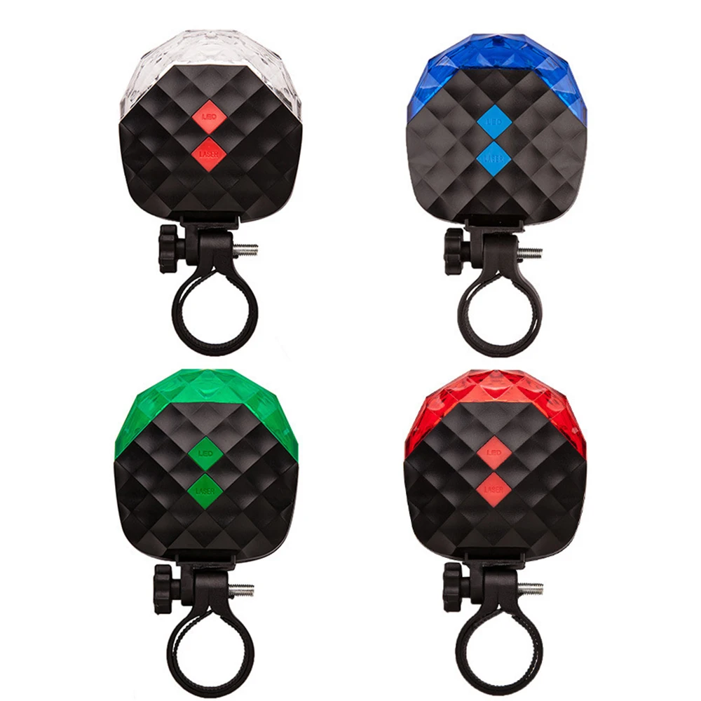 

Bicycle Laser Lights Safety Warning Light Waterproof Bicycle Tailight Night Riding Warning Lamp Bicycle Accessories