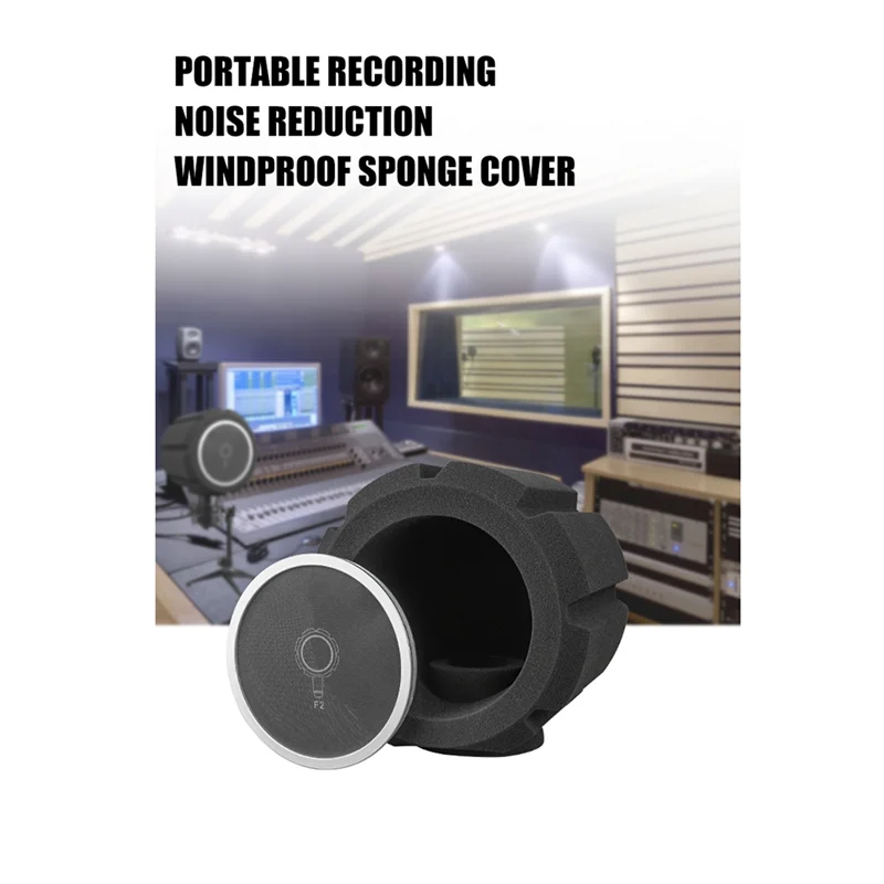 F2 Профессиональный конденсаторный микрофон Студийный экран Акустический фильтр