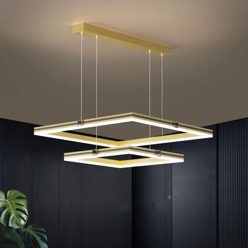 

Large Led Linear Pendant Light Modern Nordic Ceiling Pendant Light Bedroom Living Room Decoration Hanglamp Chandeliers HX50NU