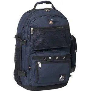 Everest Unisex Oversize Deluxe Backpack Black