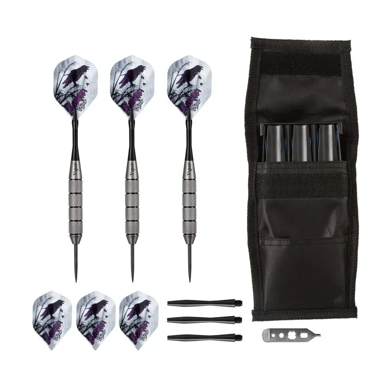

Raven Steel Tip Darts 25 Grams and Single Black Case