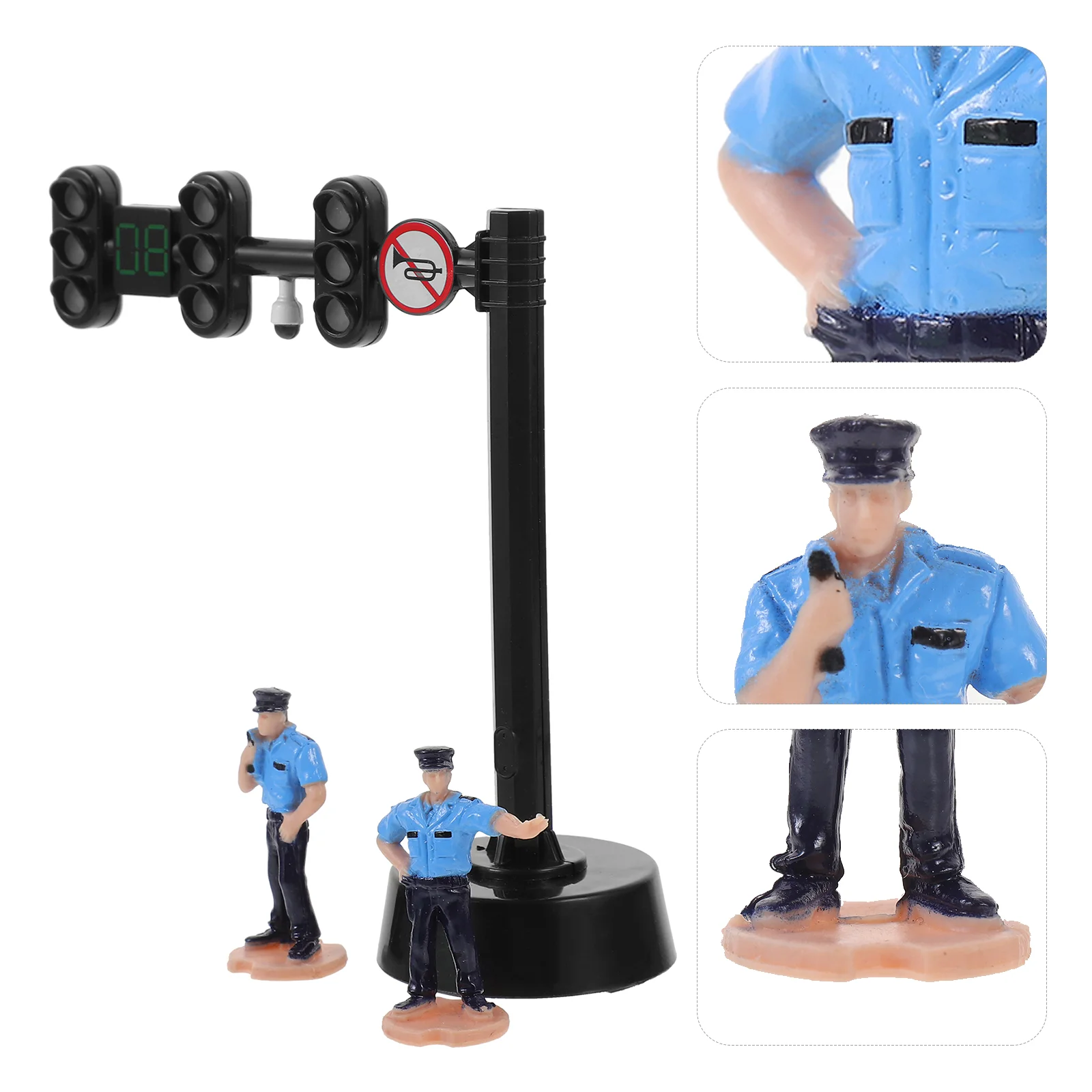 Светофор стоп-сигнал игрушка мини-знаки реквизит дорога пластиковая модель