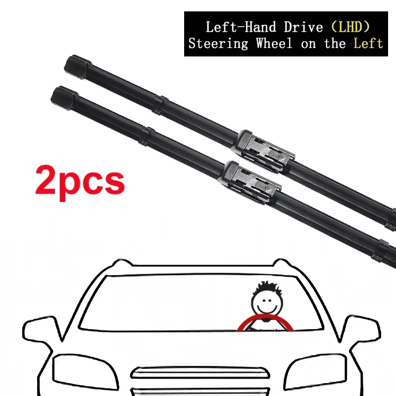 

Автомобильные передние дворники для Volkswagen ID 6, аксессуары 2025 2021-2025, щетки для чистки шумоподавления, автомобильные аксессуары