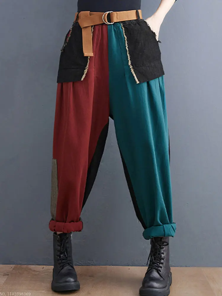 

Женские брюки с завышенной талией, повседневные свободные брюки бежевого цвета в японском стиле для офиса, зима 2023