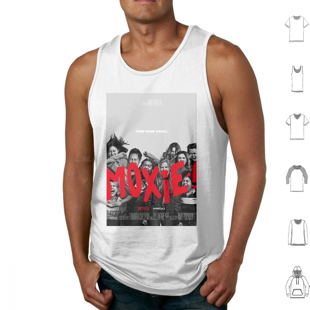 

Moxie ( 2021 ) Tank Tops Vest Sleeveless Movie Film Cool 2020 2021 Trend