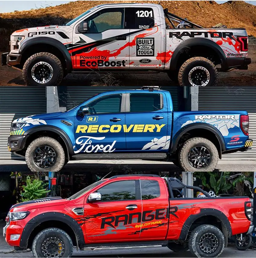 Автомобильная наклейка, дверные аксессуары для Ford Raptor F150, автомобильная декоративная наклейка для пикапа Ford ranger, внешняя деталь, наклейка для DMX - string