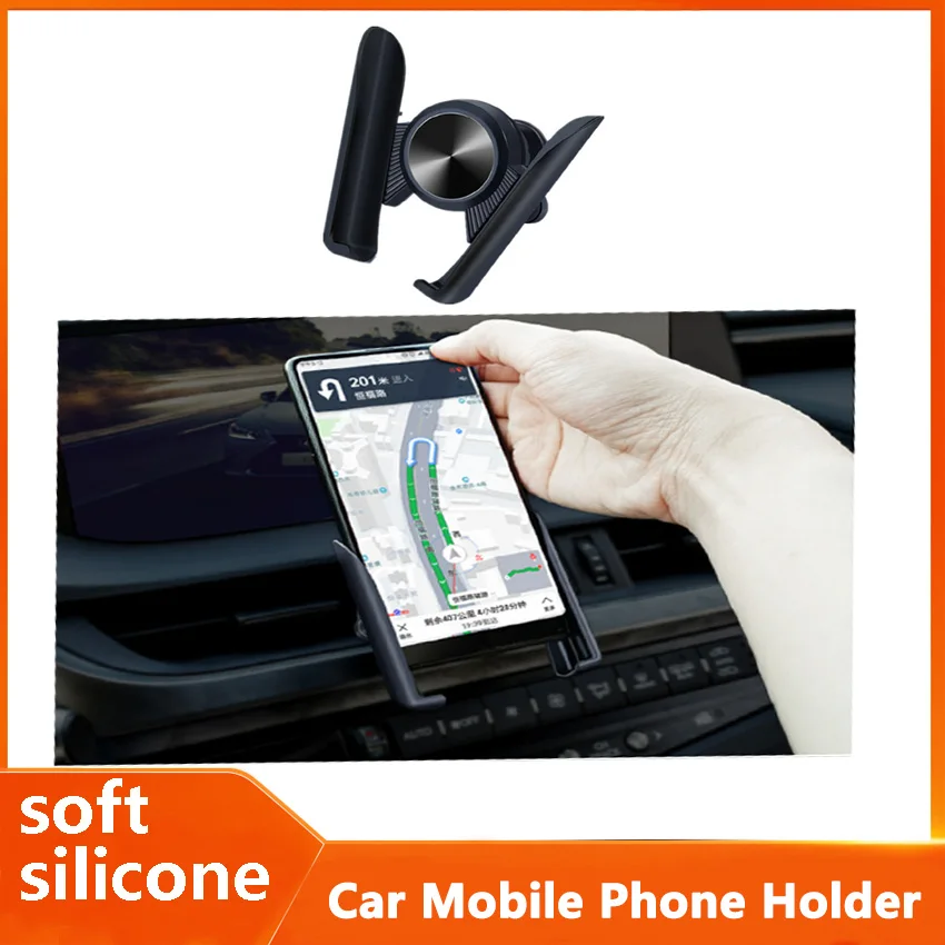 

Car mobile phone bracket navigation bracket air outlet special product gravity telescopic suction cup dashboard Car accessories