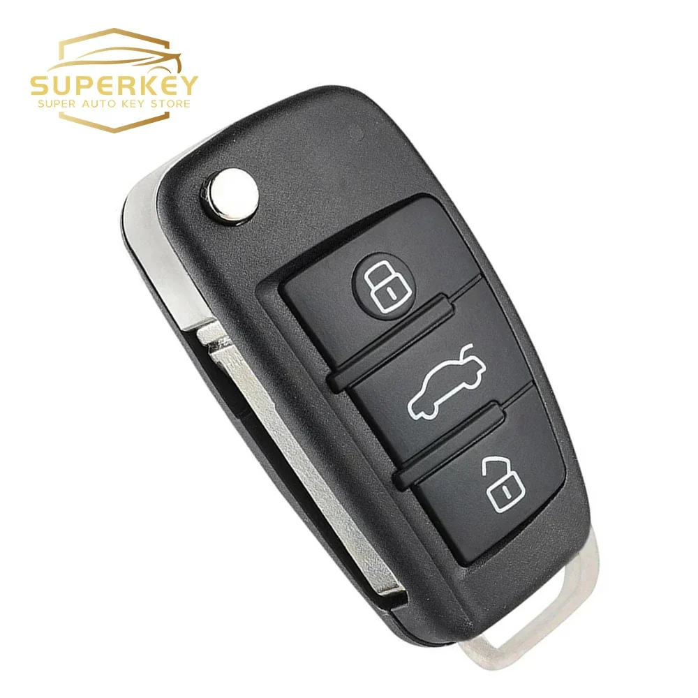 Умный флип-ключ SUPERKEY для AUDI A6 Q7 S6 RS6 8E чип 2006 315 434 МГц 4F0837220AK 4F0837220AF 4F0 868 220AF 837