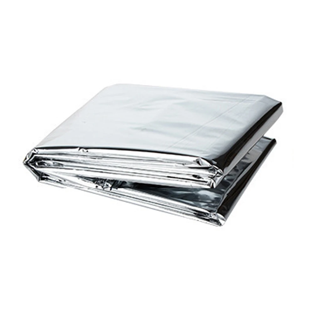 

Outdoor Thermal Emergency Blanket Silver Foil Warm Blanket for Camping Hiking