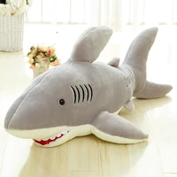 one piece high quality kawaii pillow huge shark plush toy huge plush animal shark animal birthday gift nice brinquedos for kids