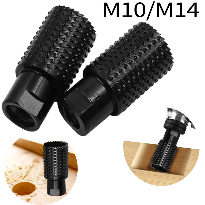 

M10 M14 головка для резьбы по дереву инструмент из углеродистой стали Шлифовальная головка прочные острые края электроинструмент для резьбы по дереву