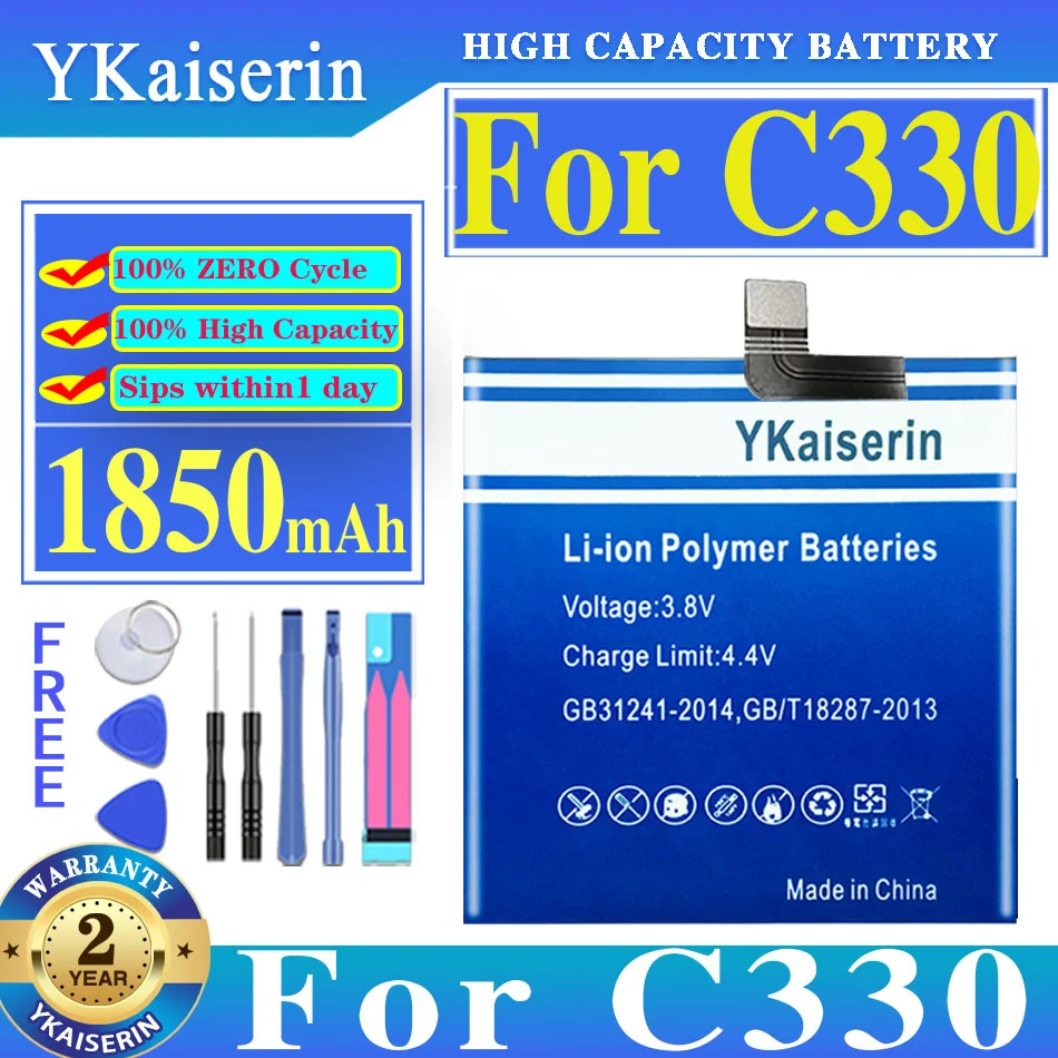 

YKaiserin Battery C 330 1850mAh for C330 Mobile Phone Batteries