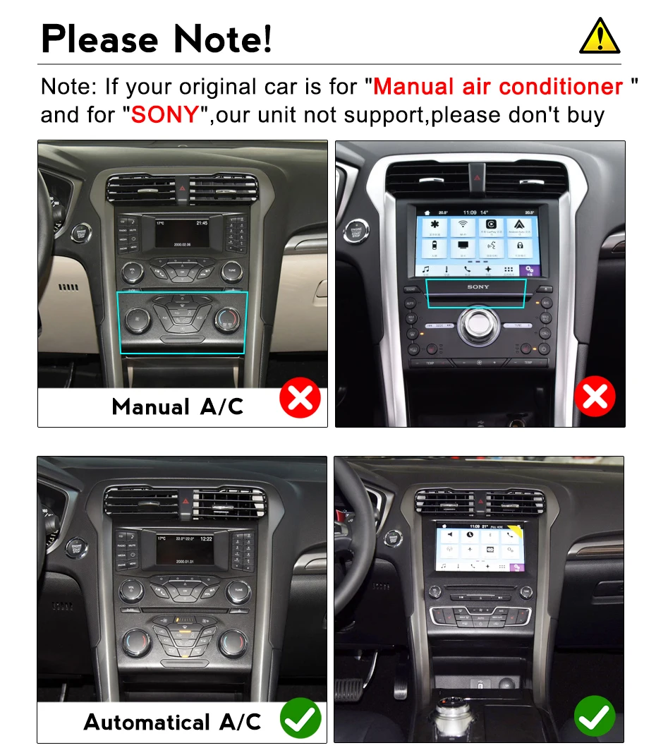 NaviFly для Ford Mondeo 5 2014 - 2019 Tesla Style Android Автомобильная интеллектуальная система