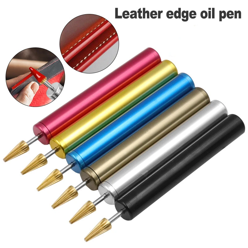 

Ручка для окрашивания кожи, красящий аппликатор с латунной головкой, из нержавеющей стали, для окрашивания кожи, «сделай сам»