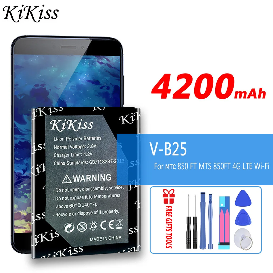 

Аккумулятор KiKiss для MTC 874FT MTS 874 FT / 850 FT MTS 850FT 4G LTE Wi-Fi poytepa Wi-Fi роутер модем Hotspot
