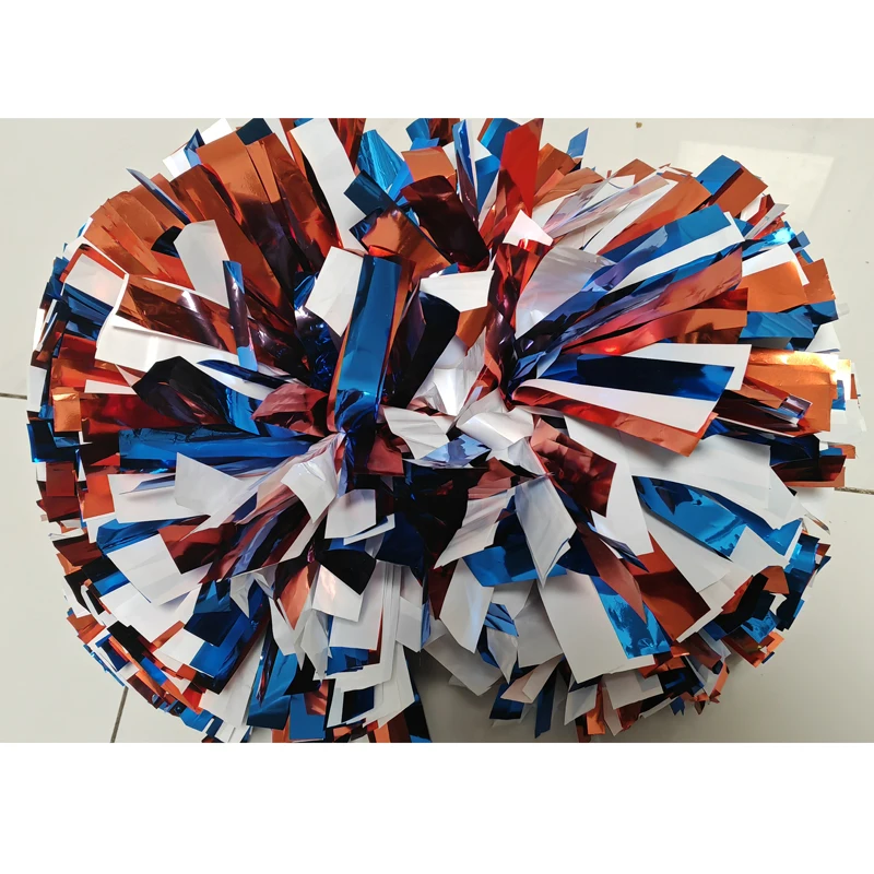 1 шт. зеленые помпоны металлик Радуга пластик