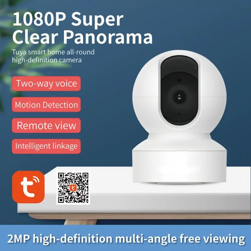 

2022 Tuya Smart Ptz Ip-камера 1080p HD с двусторонней голосовой камерой, для ночного мониторинга, защита для дома