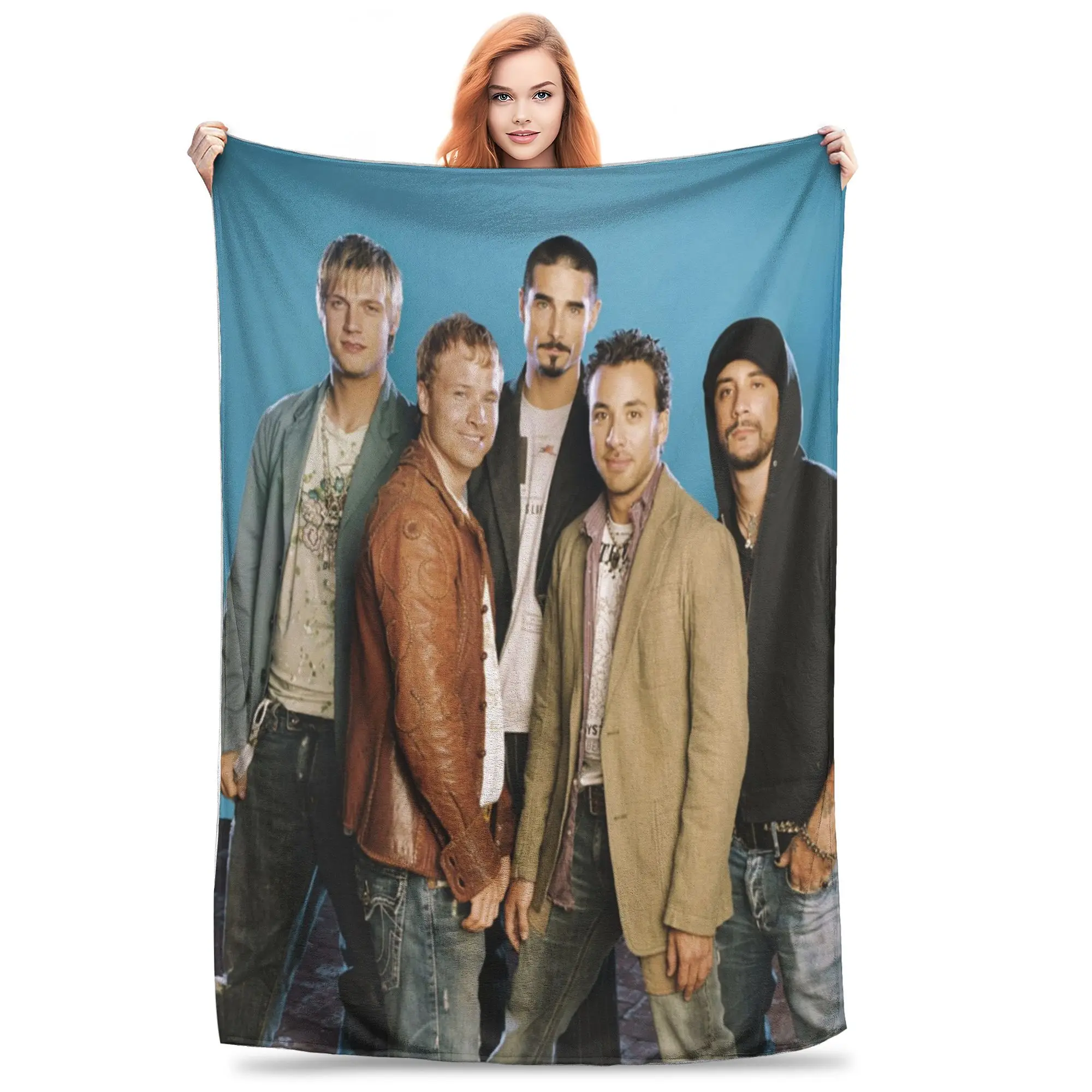 Музыкальное одеяло Backstreet Boys Bsb Band флисовое многофункциональное супер теплое с