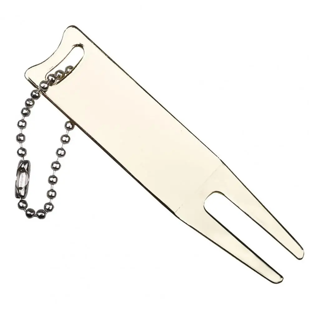 

Metal Golf Divot Repair Tool Portable Golf Green Divot Fork Rust-proof Compact Size Portable Golf Divot Tool Accessories