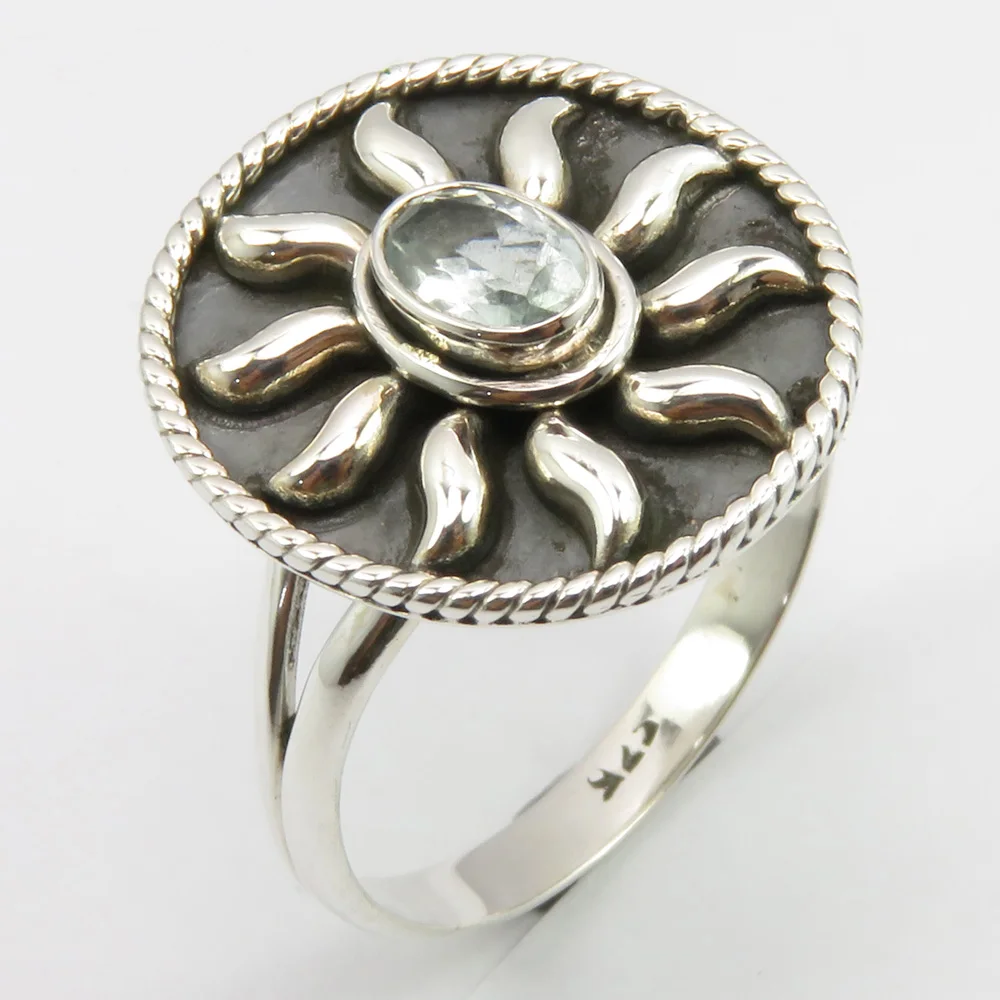 

Semi-precious Stone Ring Women 20mm