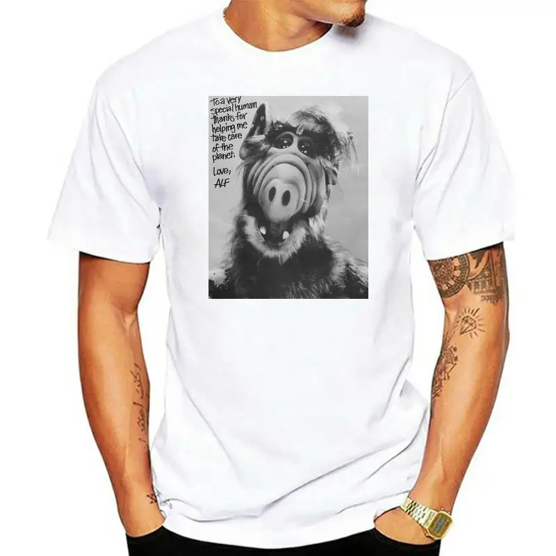 

Alf V9 Tv Show Poster 1986 T Shirt White All Sizes S To 4Xl