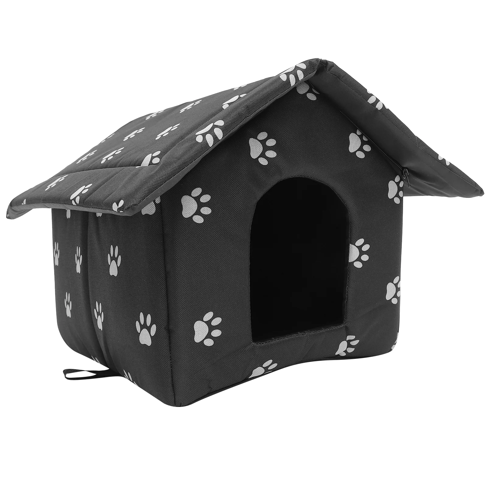 

Stray Cat Kennel House Dog Weatherproof Shelter Winter Home Kitten Pet Sleeping Place Outdoor