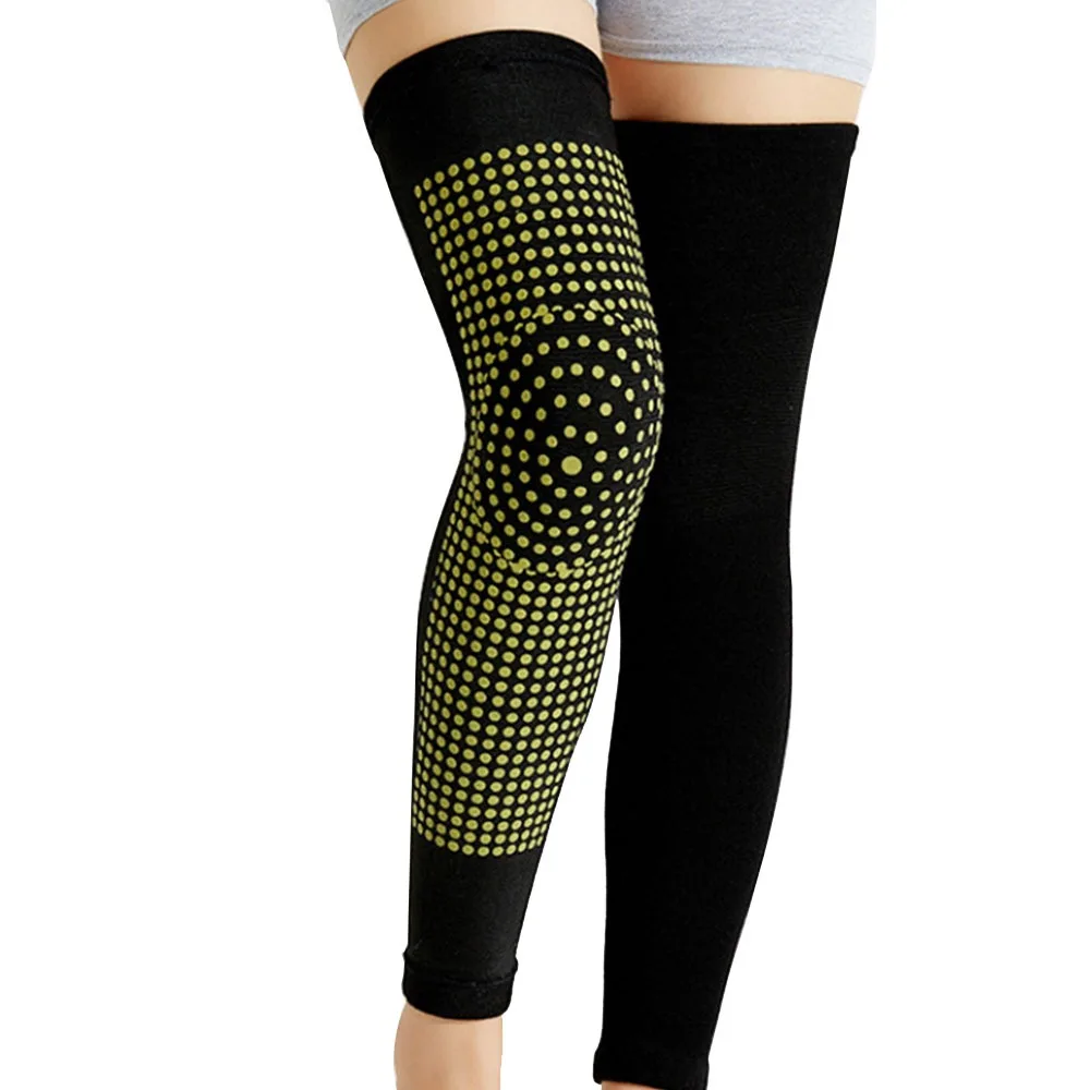 1pair Self-Heating Knee Pads Protector Leg Support Brace Wrap For Arthritis Joint Pain Relief Injury Recovery Massager - купить по