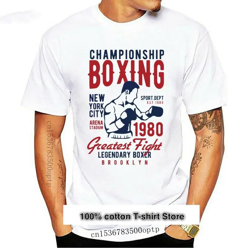 Camiseta para hacer boxeo, nueva 100% algodón Premium Tee 2021