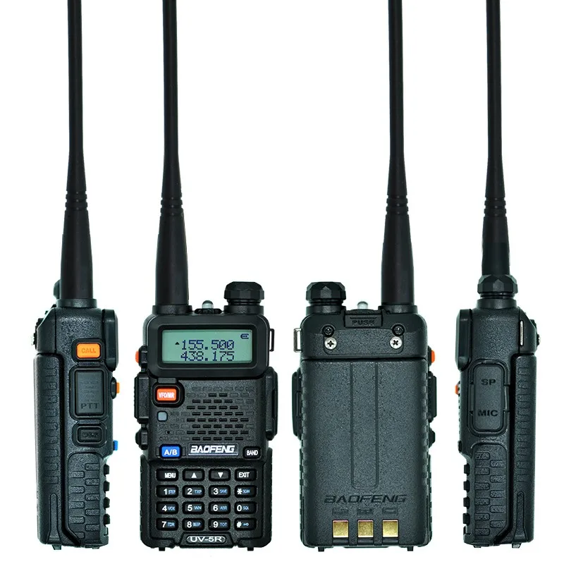 NEW FM Baofeng UV-5R Walkie Talkie 2 Two Way Radio Dual Band Vhf Uhf uv 5r Baofeng For Push-To-Talk CB Radio Stations HF Tr
