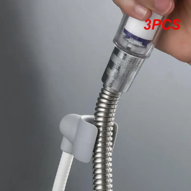 

360° Shower Head Holder Universal Bathroom Self-Adhesive Hooks Stand Adjustable Punch-Free With Hook Bathroom Fixed Base