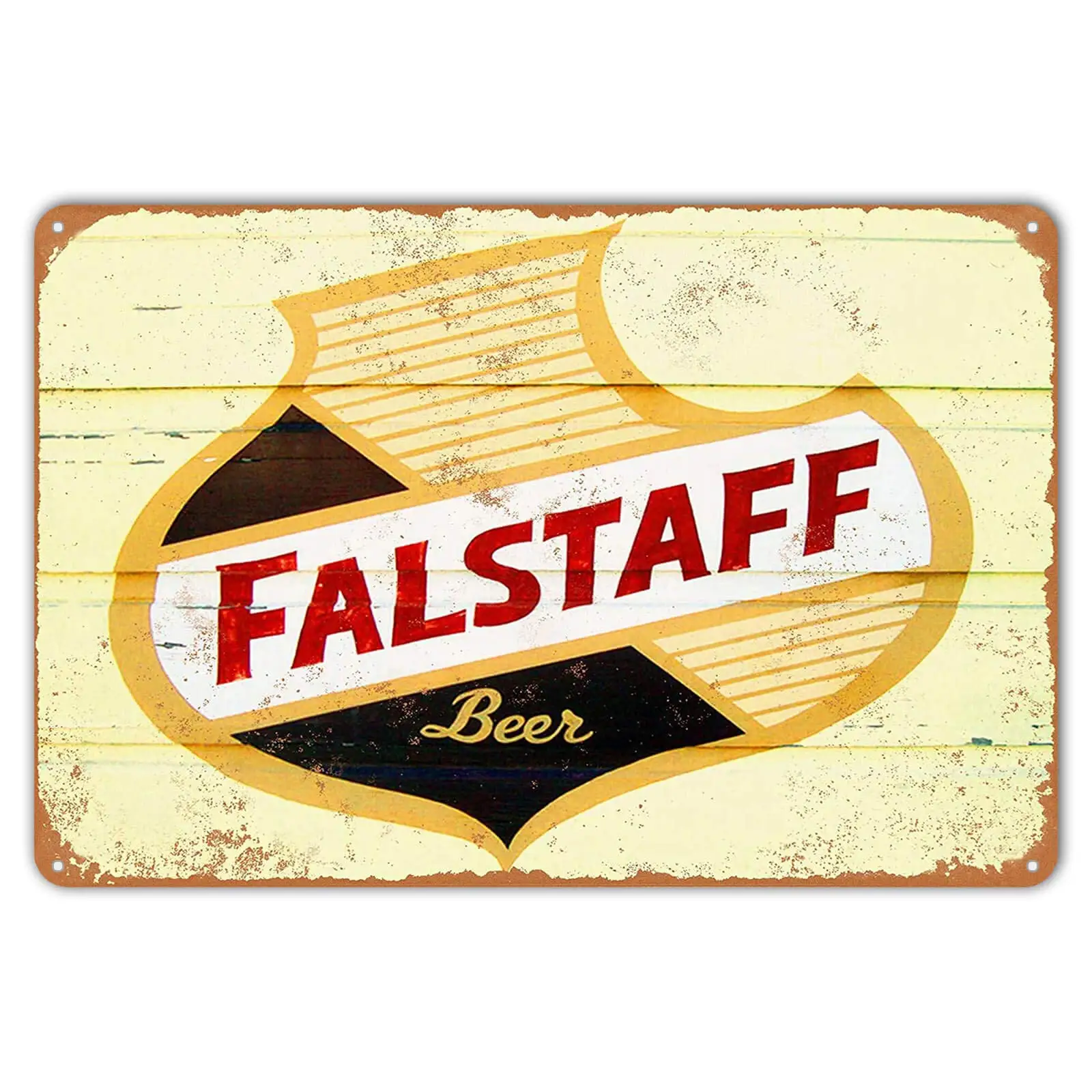 ZYPENG Винтажный стиль металлический знак Falstaff пиво 3 оловянные Знаки Декор для бара