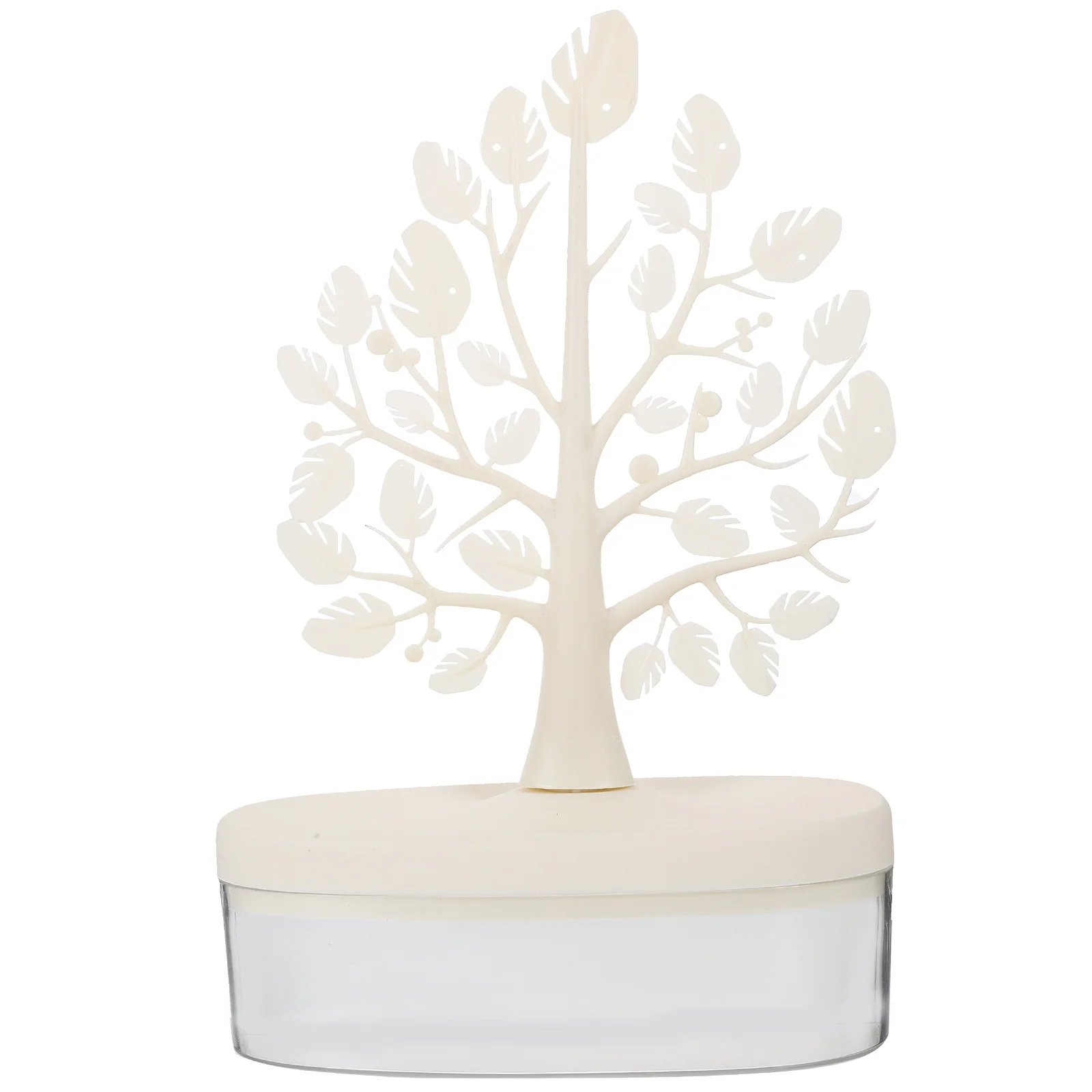 

Jewelry Storage Box Branch Earring Holder Necklace Stand Adorn Bracelet Display Rack Plastic Organizer For Desktop Shelves