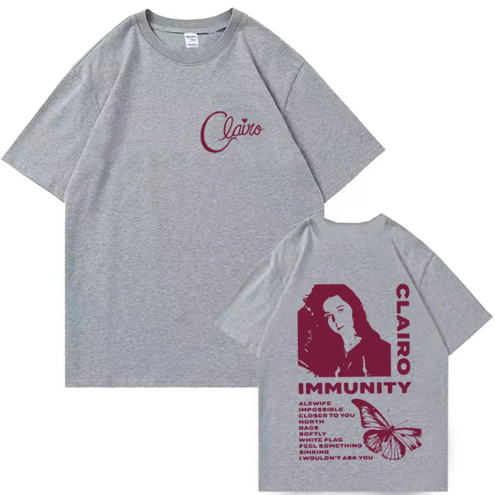 Рубашка с круглым вырезом и коротким рукавом в стиле Харадзюку